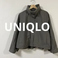 ユニクロ　ウィンドプルーフスタンドブルゾン　Mサイズ　オリーブ　美品