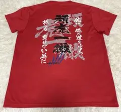 メンズ　陸上半袖プリントTシャツ　LサイズRIKUTORA ポリエステル100％