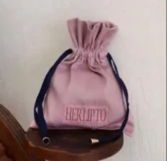 herlipto HLT Monogram Satin Pouch ノベルティ