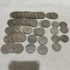 タイ 1971年 50バーツ銀貨 - メルカリ