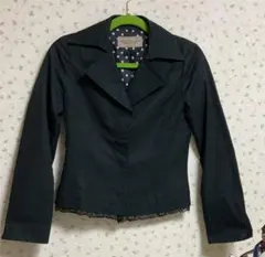 プロポーション　レディース黒ショートジャケット