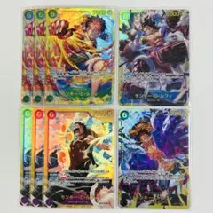 ONEPIECE モンキー・D・ルフィSEC 8枚セット