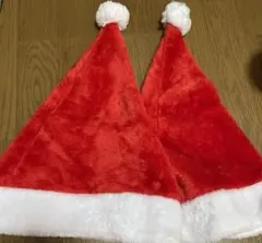 サンタクロース　帽子　２つ　コスプレ　衣装