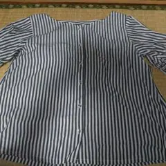 グローバルワーク　ブラウス　ストライプ