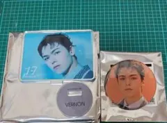 【バーノン】セブチカフェ アクスタ & 缶バッジ