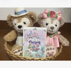 〈セット売り〉ダッフィー&シェリーメイのぬいぐるみとポストカードセット