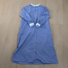 GU ストライプ ワンピース + キャミソール 長袖