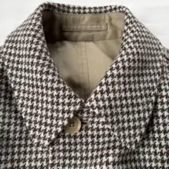 SINGLE RAGLAN COAT Ⅱ 千鳥格子 ベージュ　アナトミカのサムネイル