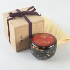 茶道具　輪島塗　元岡清斉作　春草蒔絵　金輪寺棗　共箱　V　7203 2026年最新】輪島塗 棗の人気アイテム - メルカリ