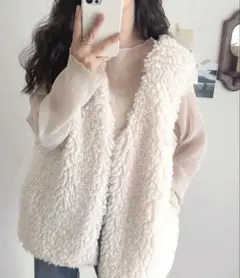 classicalelf ファーベスト アイボリー サイズM