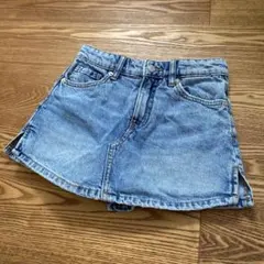 ザラZARA 女の子　ジーンズ　キュロット　134