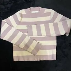 Chico ストライプニットセーター 長袖