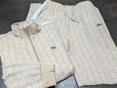 【美品】LACOSTE ラコステモノグラム トラックジャケット上下セットアップのサムネイル