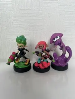 amiibo スプラトゥーン 3個セット ボーイ イカ ガール - メルカリ