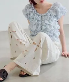 Kastane カットアウトツイルパンツ サイズ1 - メルカリ
