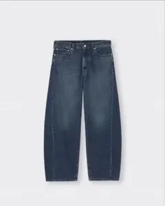 GU (ジーユー)バレルレッグジーンズ+EC(丈長め78.5cm)