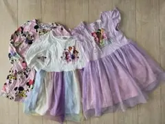 H&M/ディズニープリント/ワンピース３点セット/110cm