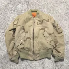 USA製 ALPHA MA-1 デザートカモ 美品 80s フライトジャケット