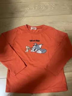トムとジェリー 長袖カットソー オレンジ　130cm