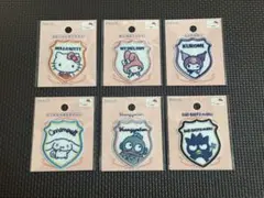 サンリオ エンブレムワッペン 6種セット ハローキティ マイメロディ クロミなど