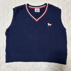 Dog Dept Kids キッズ ベスト ネイビー