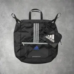 adidas ナップサック ミニポーチ付き バッグ 0-82-1034