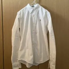 美品RALPH LAUREN 白ボタンダウンシャツ