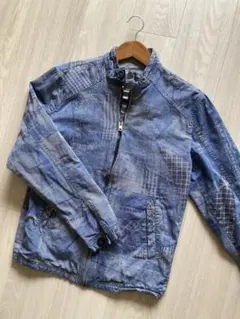 Desigual クレイジーパターン パッチワーク柄 ジップアップジャケット