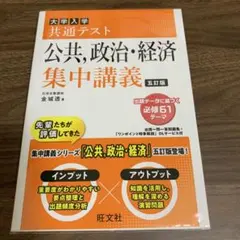 大学入学共通テスト公共,政治・経済集中講義
