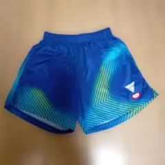 VICTAS卓球用ショーツ 青と緑のグラデーションパンツ