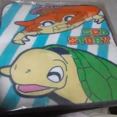 SEA STORY 海の生き物タオル 約20×20cm