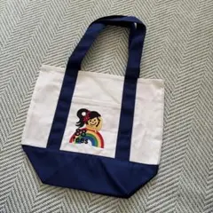 88tees トートバッグ (NEW)キャンバス地 ネイビー　使いやすいサイズのサムネイル