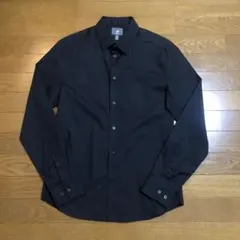● H&M イージーアイロンシャツ スリムフィット　S ブラックのサムネイル