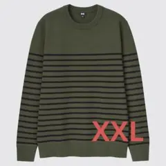 UNIQLO ウォッシャブルストレッチミラノリブクルーネックセーター XXL