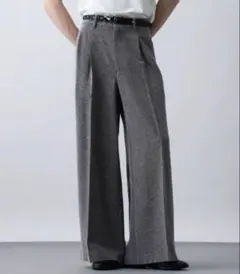 HARE サマーツイードワイドパンツ M