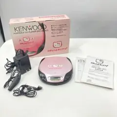 美品ハローキティ ポータブルCDプレーヤーKENWOOD DPC-KT103 - メルカリ