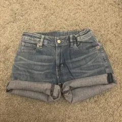 UNIQLO キッズ デニムハーフパンツ 150