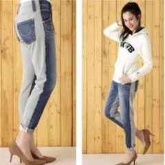 #ロデオクラウンズ #スキニーフィット #デニム #スウェット #ジーパン