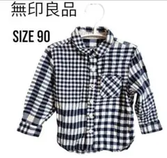2/28削除❣️詰め放題対象❣️冬物最終価格　無印良品☆　男の子　長袖シャツ