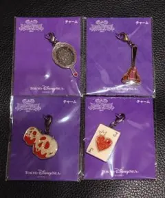 東京ディズニーシー ハロウィーン2017 チャーム 4種セット【新品未開封】