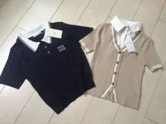 【新品】NICE CLAUP 襟つきニット 2WAY 2点セット総額9900円