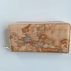 リセンティア地図柄 長財布