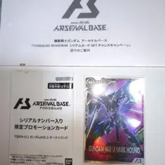 シリアルナンバー入り ガンダムAGE-2 ダークハウンド