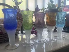 昭和レトロ 珍品 ビキニガール ビアグラス 4客セット 立体造形