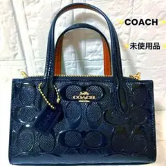 COACH ネイビー ショルダーバッグ 未使用品