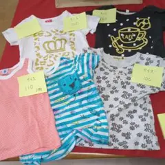 ベビードール他5点女子Tシャツ５枚セット売りのサムネイル