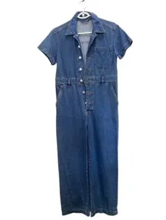 GU ジーユー デニムジャンプスーツ オールインワン　半袖 レディース SS
