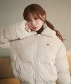 TITTY&CO. ダウンコート ダウンジャケット キルティングボアダウン