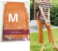 シャルレ　パンツ　シナモンオレンジ　M