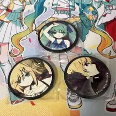 千本桜展　ReAct 　缶バッジ　初音ミク　鏡音リン　鏡音レン　未開封3個セット